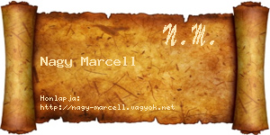 Nagy Marcell névjegykártya