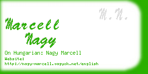 marcell nagy business card